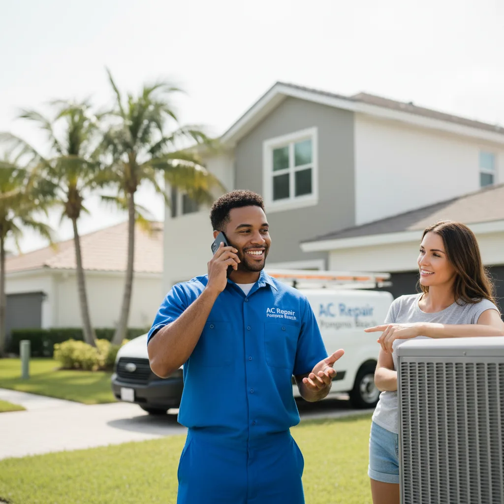 AC Repair Pompano Beach customer support in Welling